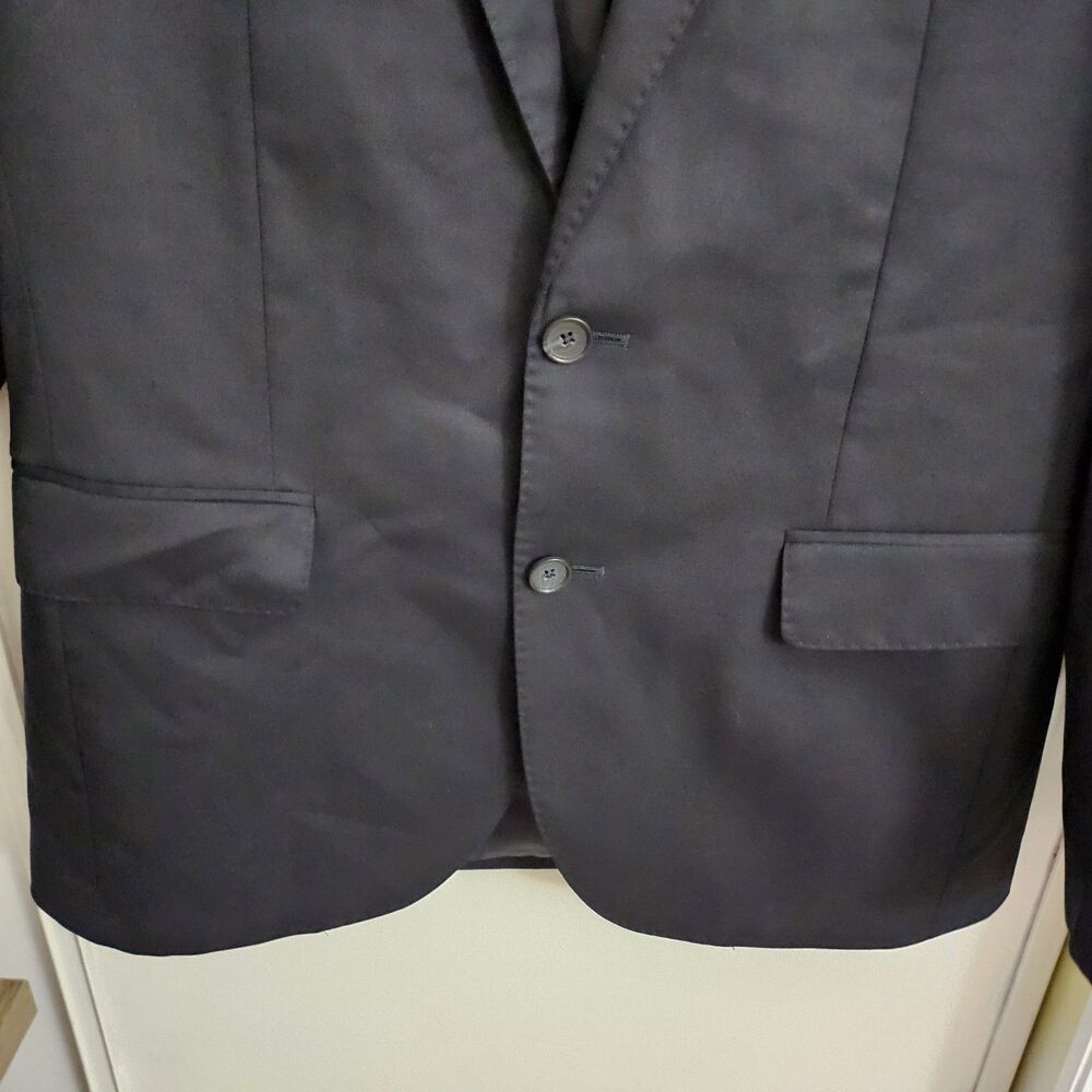 Brooks Brothers 1818 Milano Suit Jacket 40S & Pants 34 Dark Blue Wool Set Italy - Picture 5 of 15